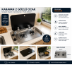 Karavan 2 Gözlü Cam Kapaklı Ocak 53 X 32.5 Cm Univercal (11014)