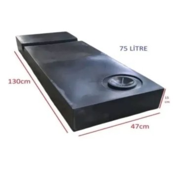 Karavan Su Deposu 75 Lt Pis Su  Siyah (32005)