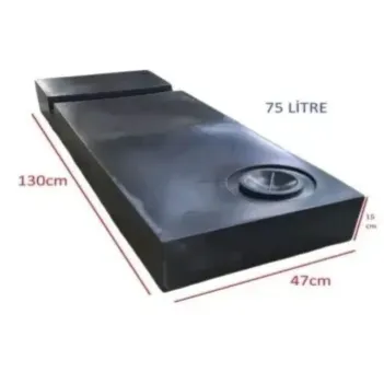 Karavan Su Deposu 75 Lt Pis Su  Siyah (32005)