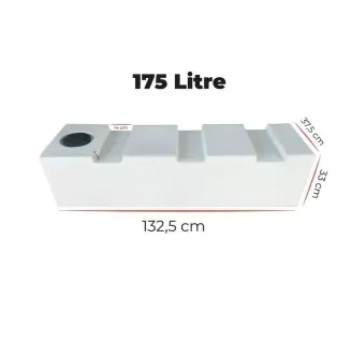 Karavan Su Deposu 175 Lt Temiz Su  Beyaz (32026)