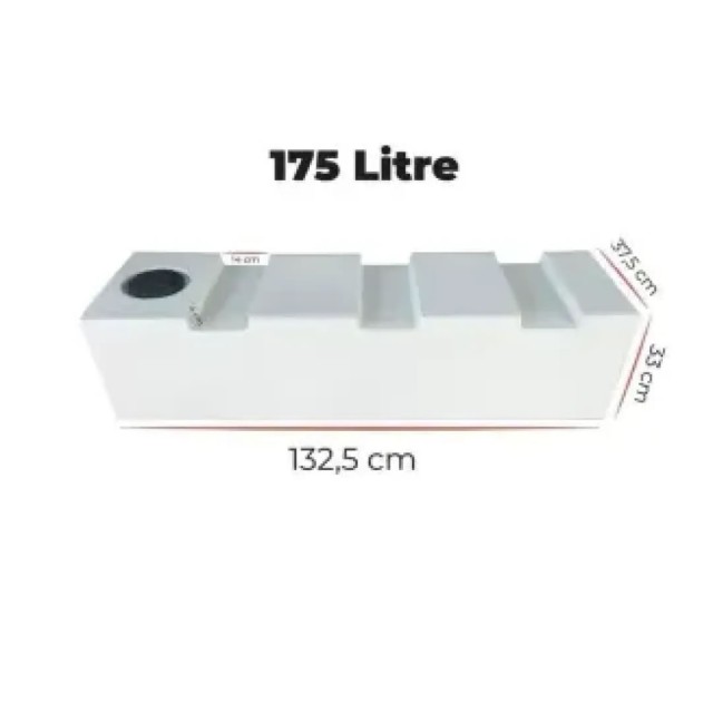 Karavan Su Deposu 175 Lt Temiz Su  Beyaz (32026)