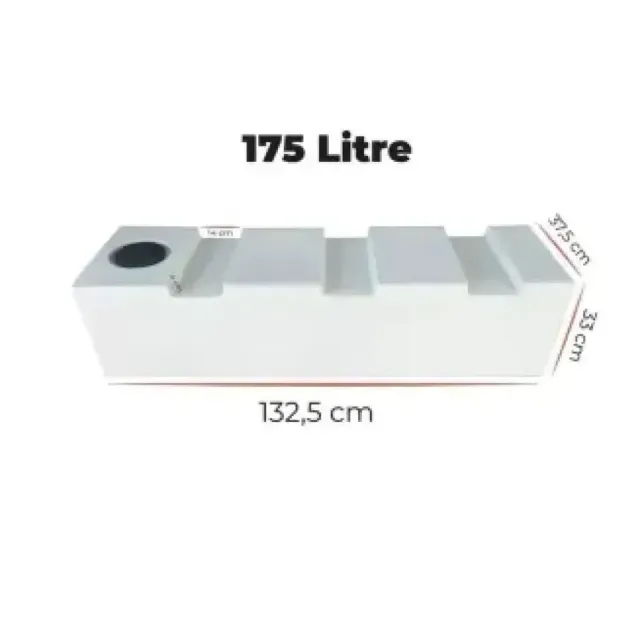 Karavan Su Deposu 175 Lt Temiz Su  Beyaz (32026)