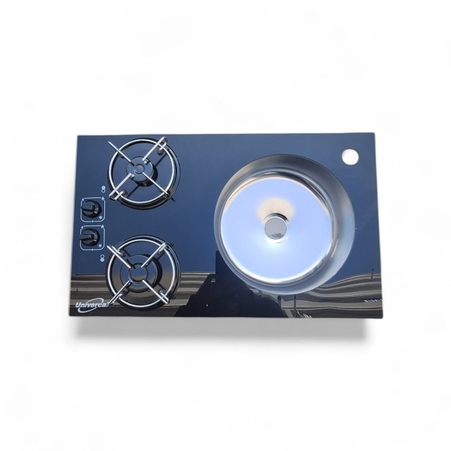 Karavan İki Gözlü Ocak Evye Kombinasyon 39 X 64 Univercal (11012)