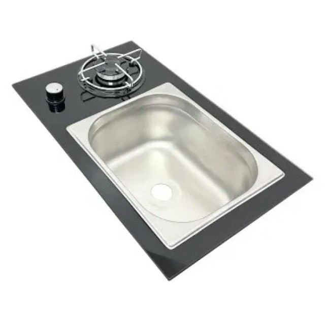 Karavan Tek Ocak Evye Kare Ünivercal 33 X 55 Gaz Emliyetli Univercal (11011k)