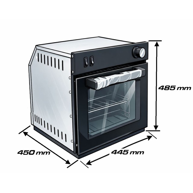  UNİVERCAL MERKEZİ BRÜLÖRLÜ KARAVAN LPG Lİ FIRIN  (11018A)