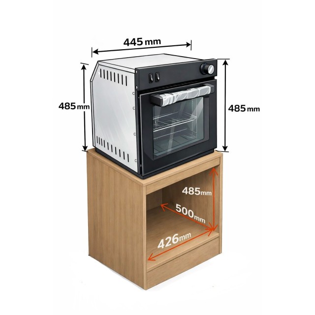  UNİVERCAL MERKEZİ BRÜLÖRLÜ KARAVAN LPG Lİ FIRIN  (11018A)
