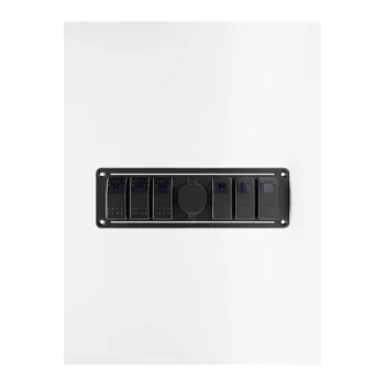 6 Tuşlu Kontrol Paneli 12/24v Voltaj Gösterge Pd+qc 3.0 Hızlı Usb Soket