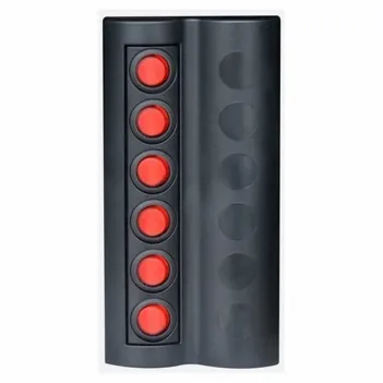 Bfy Marin Sigortalı Switch Panel 6 Lı Kırmızı Butonlu (7008)
