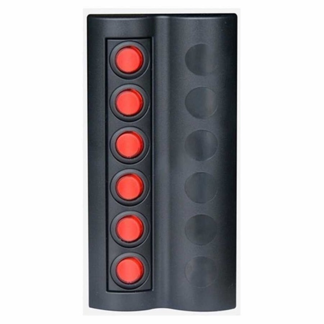 Bfy Marin Sigortalı Switch Panel 6 Lı Kırmızı Butonlu (7008)