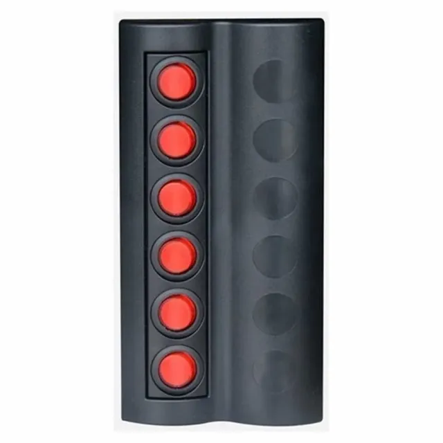 Bfy Marin Sigortalı Switch Panel 6 Lı Kırmızı Butonlu (7008)