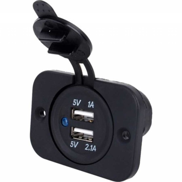 Kapaklı Marin Usb Soketi 12v (7015)