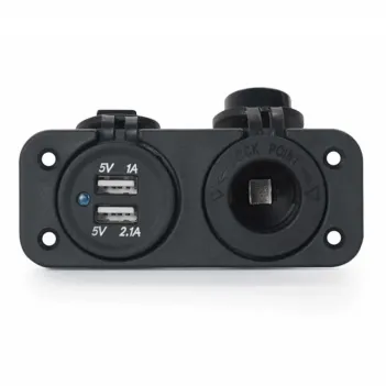 Marin Tip Usb Ve 12v Çakmak Şarj Soketi (7016a)