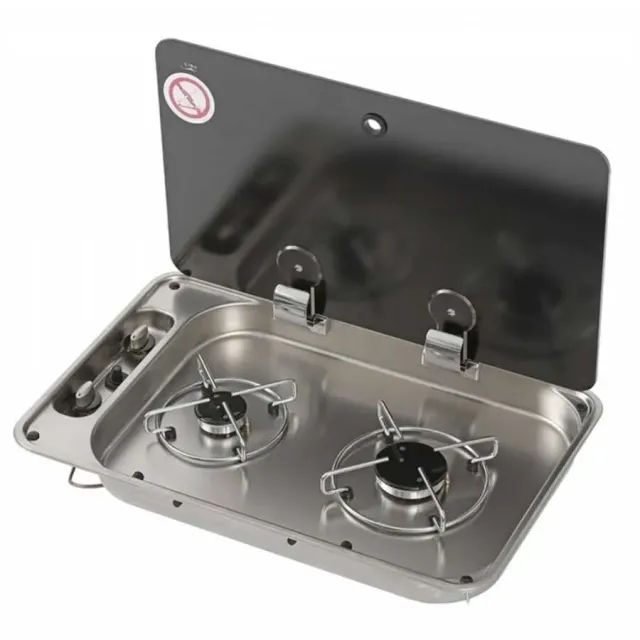 Can Kapaklı Gömme Çift Gözlü Ocak Fc1336 (1003)