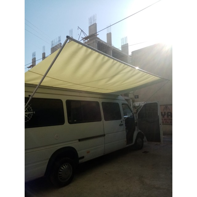 4.0 Mt Elektrikli Karavan Tente 2.40 Açılır 220 Volt (23010)