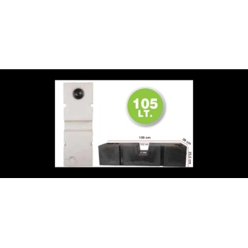 Karavan Su Deposu 105 Lt Atık Su  Siyah (32013)