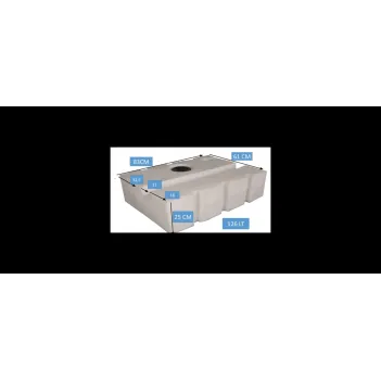 Karavan Su Deposu 126 Lt Pis Su  Siyah (32017)