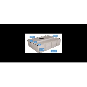 Karavan Su Deposu 126 Lt Pis Su  Siyah (32017)