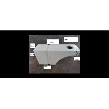 Karavan Su Deposu 100 Lt Teker Üstü Temiz Su  Beyaz (32034)