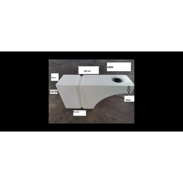 Karavan Su Deposu 100 Lt Teker Üstü Temiz Su  Beyaz (32034)