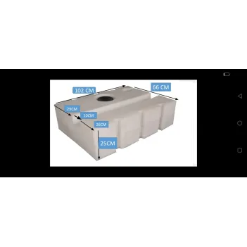 Karavan Su Deposu 165 Lt Atık Su  Siyah (32023)