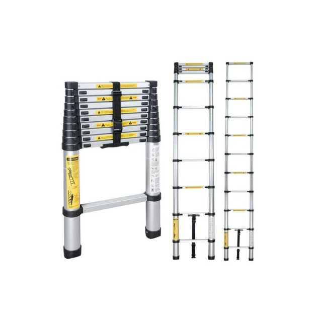 Teleskopik Merdiven 9 Basamaklı 2,6 Mt (14025)