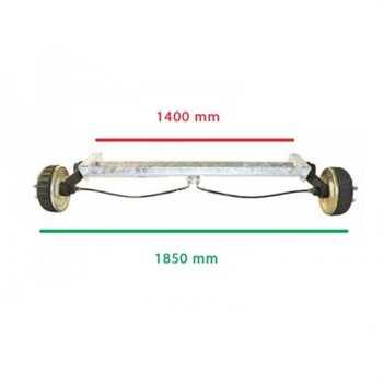 Knott 1050 Kg Torsiyonlu Aks Frenli Dingil 1400 Mm 4 Bijon (15017)