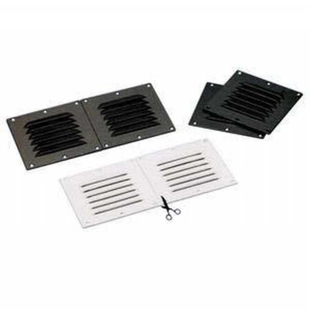 12 X 25 Cm Menfez Siyah (8004)