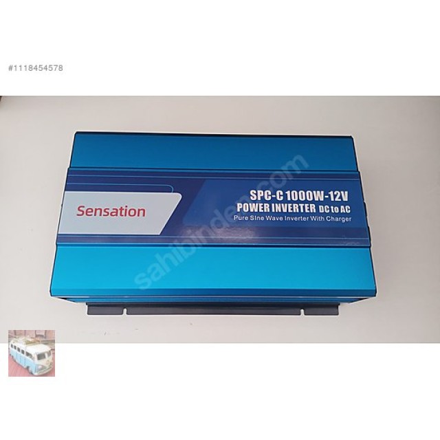 1000 W Tam Sinüs Şarjlı İnverter Sensation (26007)