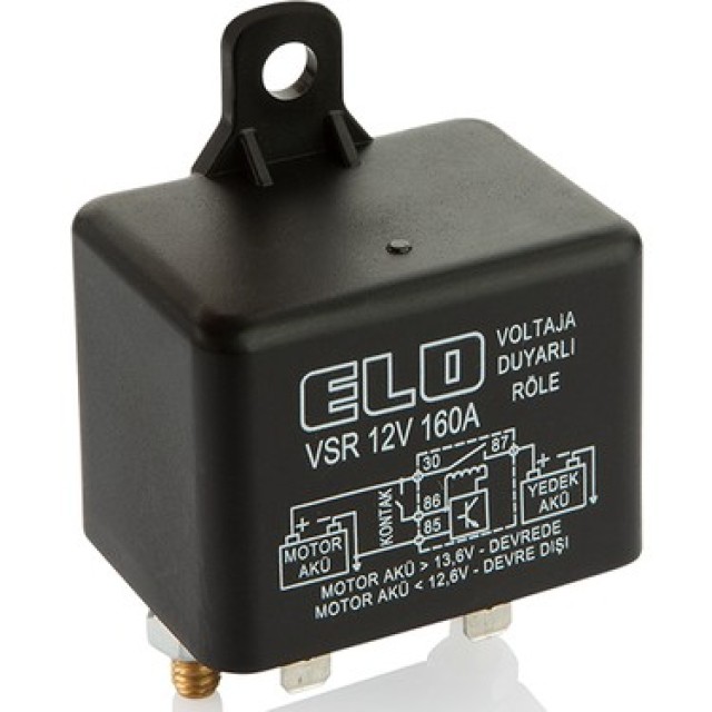 Elo Akü Ayırıcı Gerilime Duyarlı Akıllı Vsr Röle 12v 160 Amper (6024)