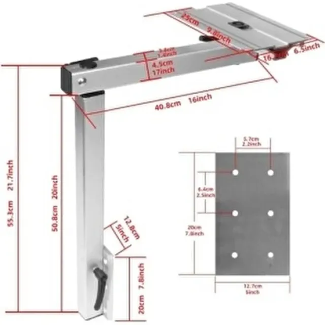 Stoper 360° Dönebilen Karavan & Tekne Masa Ayağı (14007)