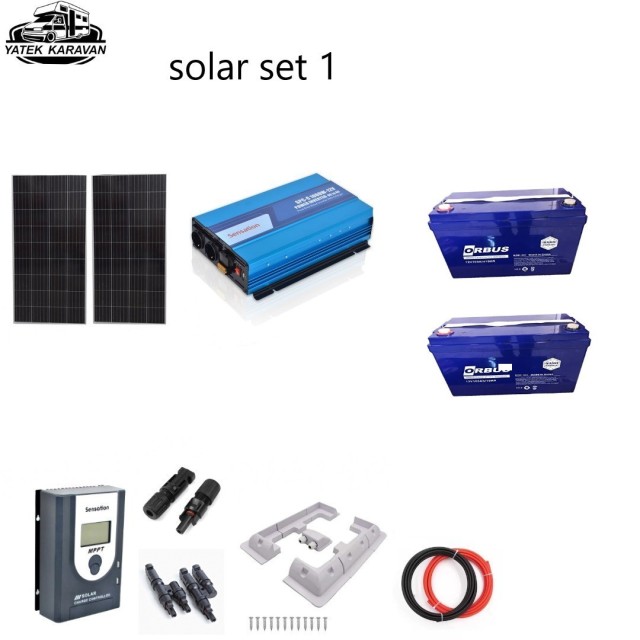 Karavan Solar Enerji Sistemi Set 1 (18001)