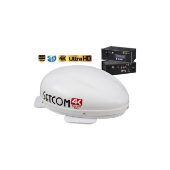 Setcom Mobil Uydu Anteni Stc-224 Tek Çıkışlı Karavan Tekne Araç (13010)