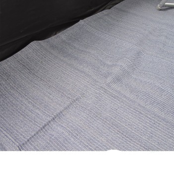 Ekstra Kalın Nefes Alabilen Zemin Halısı 250x400 Cm 3,2 Kg Mavi/gri (16032a)