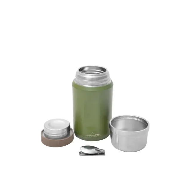 Nurgaz Campout Çift Katmanlı Yemek Termosu 600 Ml Yeşil (y17n034)