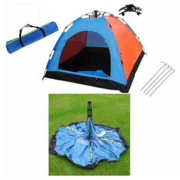 Tam Otomatik 4 Kişilik Kurulum Kamp Çadırı 200 X 200 X 140 Cm Real (y17a032)