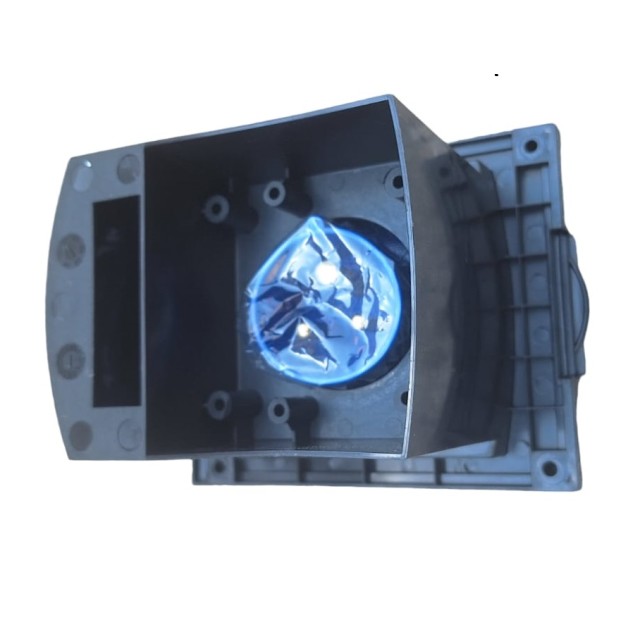 Karavan Elektrik Giriş Prizi - Siyah Renkli / Kapaklı (16 Amper) (6027)