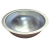 27 Cm Yuvarlak Evye Lavabo Mat  Krom Eco (11031)