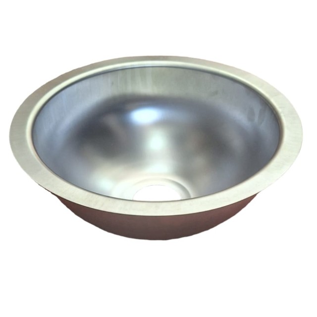 27 Cm Yuvarlak Evye Lavabo Mat  Krom Eco (11031)