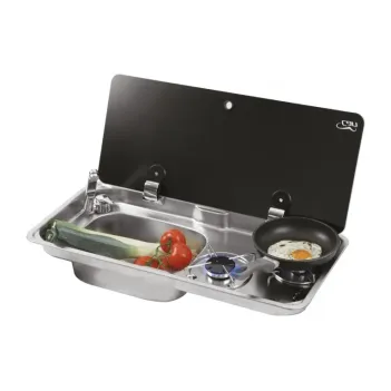 1780 Can Kombinasyonlu Ocak Evye Musluk Hariç (10007a)