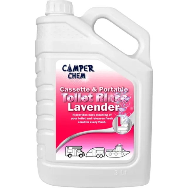 Camper Chem Karavan Tekne Tuvalet Kimyasalı-camper Chem Toilet Rinse Lavender Sifon Kimyasalı 3 Lt (5030)