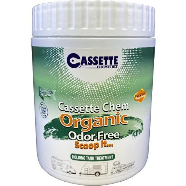 Cassette Chemıcals Karavan Tekne Maceratörlü Tuvalet Kimyasalı Organic 16 Doz 150 Litre Gri Su, Siyah Su Temizleyici (5034)