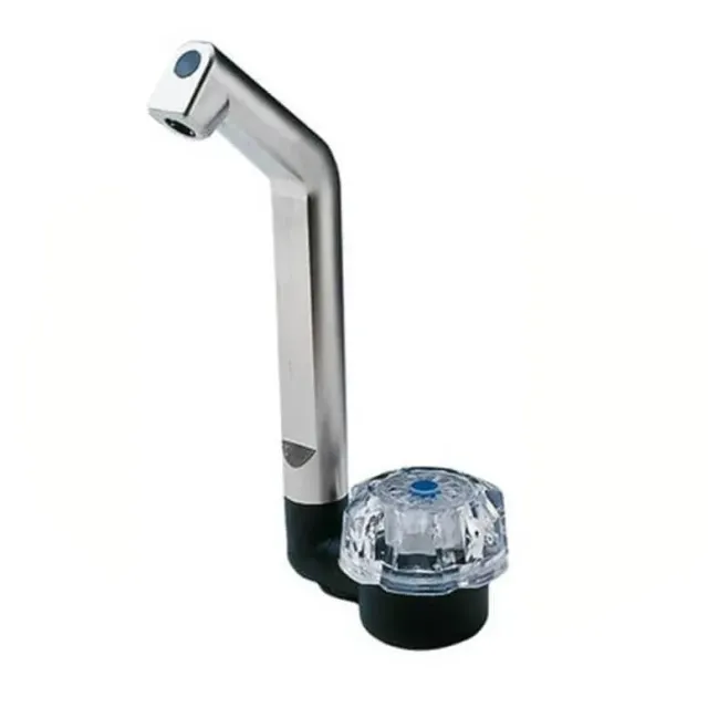Deluxe Mat Nikel Plastik Soğuk Su Katlanır Musluk (10026)