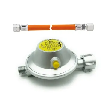 Gok En71 Karavan Basınç Regülatörü Dedantör & Gaz Hortumu 30 Mbar G12 (22019a)