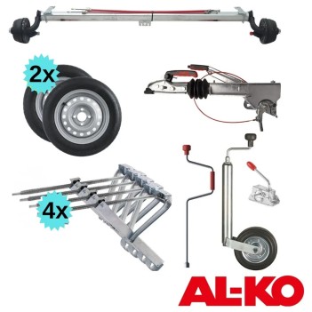 Al-ko 1000 Kg Frenli Dingil Seti Alko (31030)