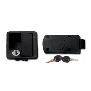 Komple Karavan Bagaj Kilidi Takımı Siyah Suga (9018a)