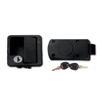 Komple Karavan Bagaj Kilidi Takımı Siyah Suga (9018a)