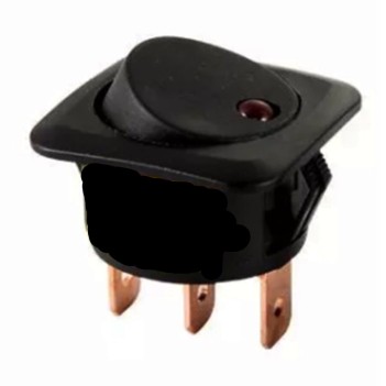 12 Volt Aç Kapa Anahtar 30 Mm (6008)