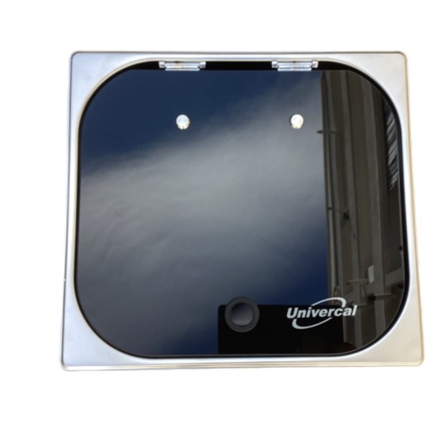 Karavan Cam Kapaklı Evye 34 X 32.5 Cm Univercal (11015)