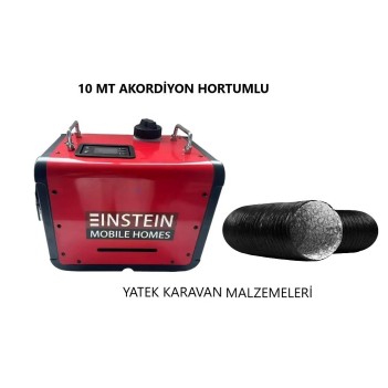 Eınsteın Çanta Tipi 12/24/220v Heater (dizel Isıtıcı) 10 Mt Akordion Hortumlu (31019h)