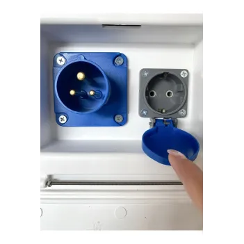 Karavan Dış Elektrik Girişi + 220 Priz Kilitli Kapak (6028a)
